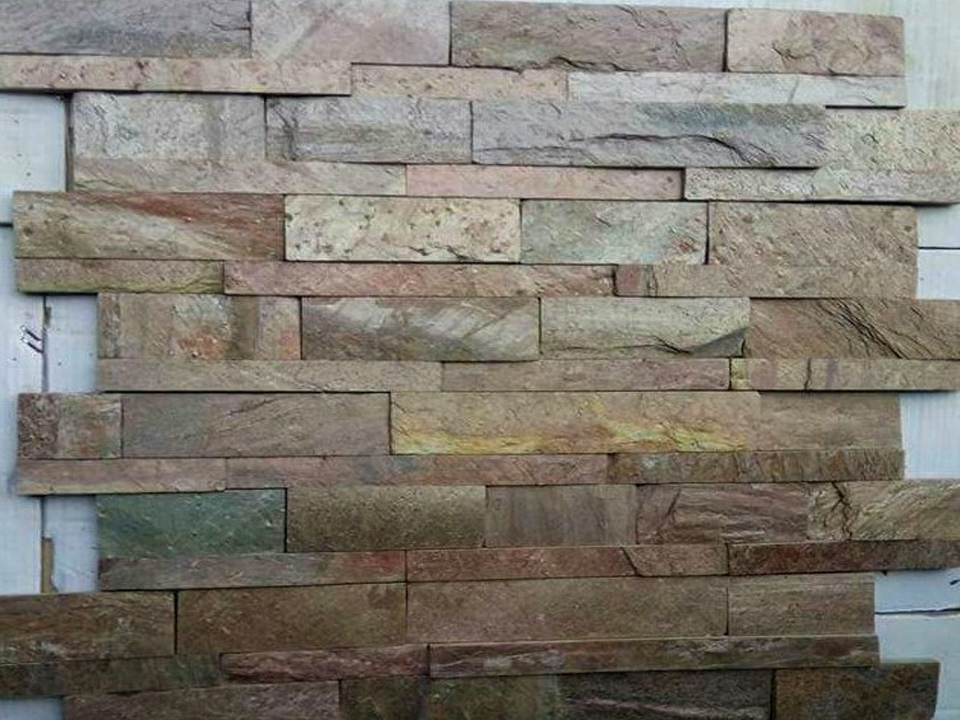 Copper Slate Stacked Stone Tile